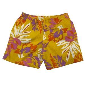 California Shores Vintage Shorts Hawaiian Print